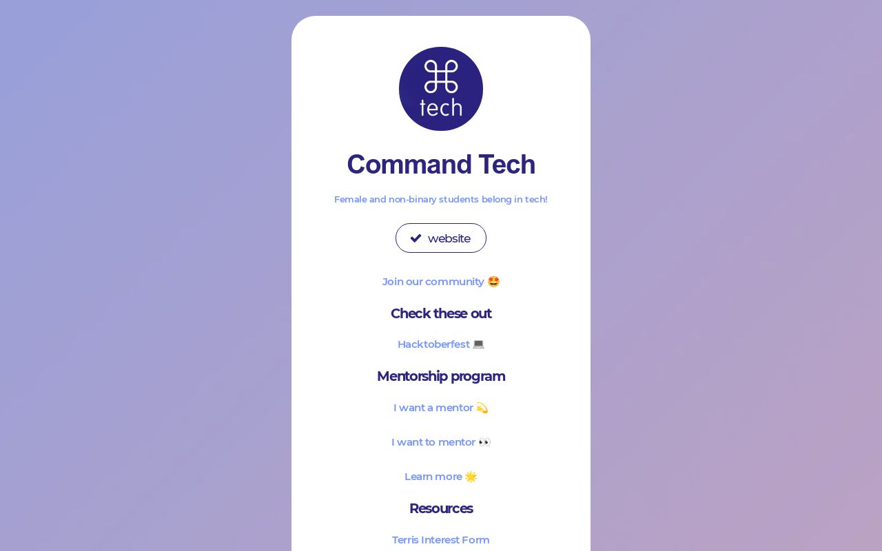 Command Tech 💖
